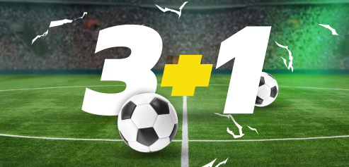 3+1 Every 4th bet is free